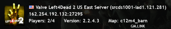 Valve Left4Dead 2 US East Server (srcds1001-iad1.121.281)