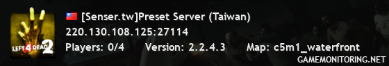 [Senser.tw]Preset Server (Taiwan)