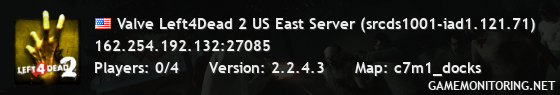 Valve Left4Dead 2 US East Server (srcds1001-iad1.121.71)