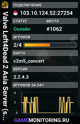 Valve Left4Dead 2 Asia Server (srcds4015-sgp2.154.240)