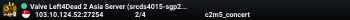 Valve Left4Dead 2 Asia Server (srcds4015-sgp2.154.240)