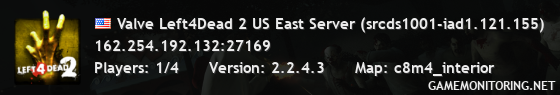 Valve Left4Dead 2 US East Server (srcds1001-iad1.121.155)