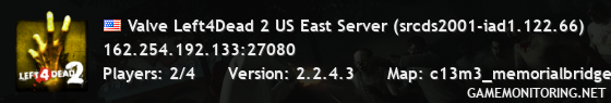 Valve Left4Dead 2 US East Server (srcds2001-iad1.122.66)