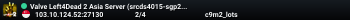 Valve Left4Dead 2 Asia Server (srcds4015-sgp2.154.116)