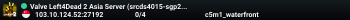 Valve Left4Dead 2 Asia Server (srcds4015-sgp2.154.178)