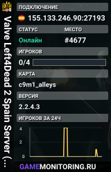 Valve Left4Dead 2 Spain Server (srcds1001-mad1.195.179)