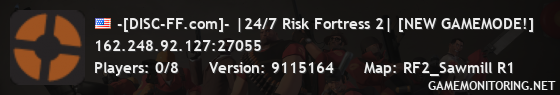 -[DISC-FF.com]- |24/7 Risk Fortress 2| [NEW GAMEMODE!]