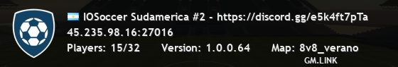 IOSoccer Sudamerica #2 - https://discord.gg/e5k4ft7pTa