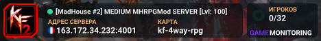 [MadHouse #2] MEDIUM MHRPGMod SERVER [Lvl: 100]