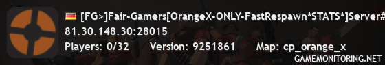 [FG>]Fair-Gamers[OrangeX-ONLY-FastRespawn*STATS*]Server#6