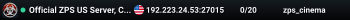 Official ZPS US Server, Courtesy of NFO