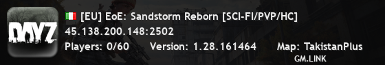 [EU] EoE: Sandstorm Reborn [SCI-FI/PVP/HC]
