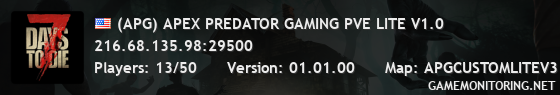 (APG) APEX PREDATOR GAMING PVE LITE V1.0