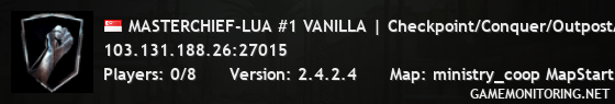 MASTERCHIEF-LUA #1 VANILLA | Checkpoint/Conquer/Outpost/Hunt