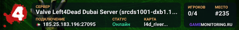 Valve Left4Dead Dubai Server (srcds1001-dxb1.161.81)