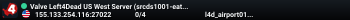Valve Left4Dead US West Server (srcds1001-eat1.117.8)