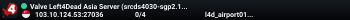 Valve Left4Dead Asia Server (srcds4030-sgp2.154.22)