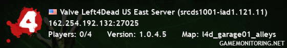 Valve Left4Dead US East Server (srcds1001-iad1.121.11)