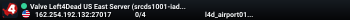 Valve Left4Dead US East Server (srcds1001-iad1.121.3)