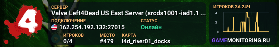 Valve Left4Dead US East Server (srcds1001-iad1.121.1)