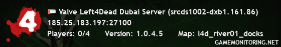 Valve Left4Dead Dubai Server (srcds1002-dxb1.161.86)