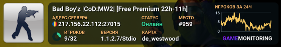 Bad Boy'z |CoD:MW2| [Free Premium 22h-11h]