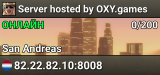 Server hosted by OXY.games