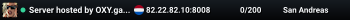 Server hosted by OXY.games