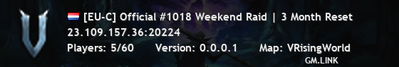 [EU-C] Official #1018 Weekend Raid | 3 Month Reset