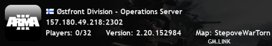 Østfront Division - Operations Server
