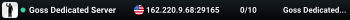 Goss Dedicated Server