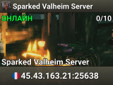 Sparked Valheim Server