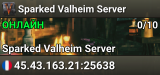Sparked Valheim Server