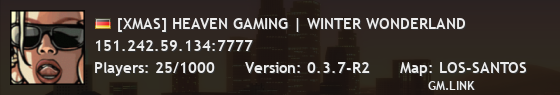 [XMAS] HEAVEN GAMING | WINTER WONDERLAND