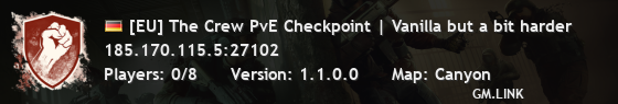 [EU] The Crew PvE Checkpoint | Vanilla but a bit harder