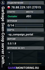 Garbage Sven-Coop server (with OpF+BS)
