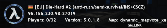[EU] Die-Hard #2 (anti-rush/semi-survival/INS+CSCZ)