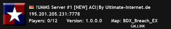 !UMMS Server #1 [NEW] ACI|By Ultimate-Internet.de