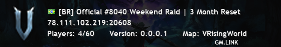 [BR] Official #8040 Weekend Raid | 3 Month Reset