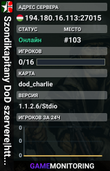 Szondikapitany DoD szervere|https://szondi.ninja/