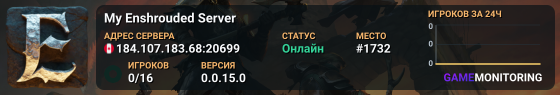 My Enshrouded Server
