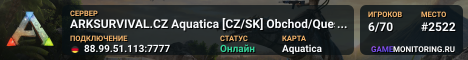 ARKSURVIVAL.CZ Aquatica [CZ/SK] Obchod/Questy/Souteze - (v361.7