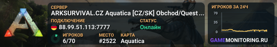 ARKSURVIVAL.CZ Aquatica [CZ/SK] Obchod/Questy/Souteze - (v361.7