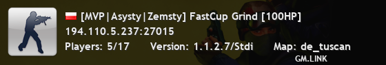 [MVP|Asysty|Zemsty] FastCup Grind [100HP]