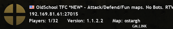 OldSchool TFC *NEW* - Attack/Defend/Fun maps. No Bots. RTV