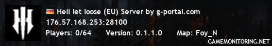 Hell let loose (EU) Server by g-portal.com