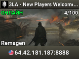 3LA - New Players Welcome - Map Votes Enabled - US East - Join3