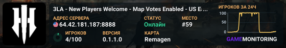 3LA - New Players Welcome - Map Votes Enabled - US East - Join3
