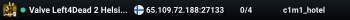 Valve Left4Dead 2 Helsinki Server (srcds1008-hel-hetz.380.119)