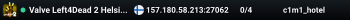 Valve Left4Dead 2 Helsinki Server (srcds1007-hel-hetz.380.48)